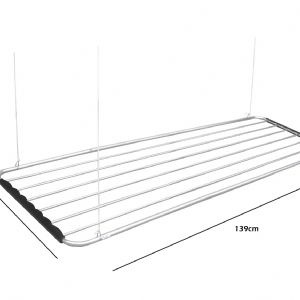 Varal De Teto 1,40x0,56 Em Alumínio